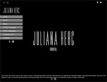 Tablet Screenshot of julianaherc.com
